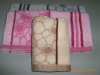 100% cotton terry jacquard face towel