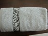 100 cotton terry jacquard face towels