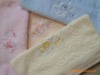 100% cotton terry jacquard gift face towel with embroidery