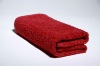 100% cotton terry red face towel