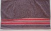 100%cotton terry satin bath towel