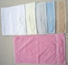 100%cotton terry satin hand towel set