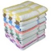 100% cotton terry stripe towels