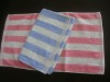 100% cotton terry towel stock with strip
