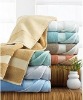 100 cotton terry towel with border