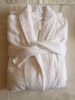 100% cotton terry toweling hotel bathrobe