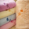 100% cotton terry towels with embroidery