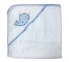 100% cotton thick terry cloth baby towel with hood