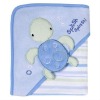 100% cotton tortoise baby hooded towel
