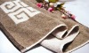 100% cotton towel hand towel browen jacquard towel