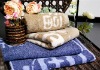 100% cotton towel hand towel word jacquard towel