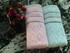 100% cotton towel with diamond