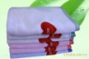 100% cotton untwisted yarn face towel with embroidery