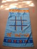 100% cotton velet reactive printed beach towel 1