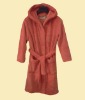 100%cotton velour bathrobe