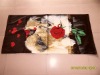 100% cotton velour beach towel with printed lovely dogs