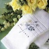 100% cotton velour embroidery tea towel