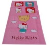 100 cotton velour printed beach towel