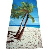 100% cotton velour printed beach towel