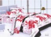 100% cotton velour printed bedding set