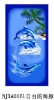 100% cotton velour reactive printed beach towel