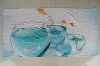 100% cotton velour reactive printed beach towel