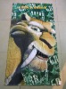 100%cotton velour reactive printed beach towel