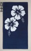 100% cotton velour reactive printed beach towel