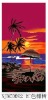 100%cotton velour reactive printed beach towel