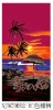 100%cotton velour reactive printed beach towel