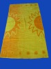 100%cotton velour reactive printed beach towel