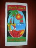 100%cotton velour reactive printed beach towel
