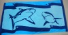 100%cotton velour reactive printed beach towel