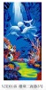 100% cotton velour reactive printed promotion beach towel