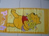 100% cotton velour reactive printing beach towel