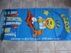 100%cotton velour with reactive printing beach towel