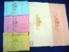 100% cotton velvet and embroider bath towel