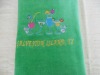 100% cotton velvet embroidery bath towel