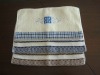 100% cotton velvet face towel with embroiderey