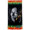 100% cotton velvet printed beach towel for promotion