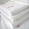 100 cotton white bath towel