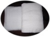 100% cotton white color terry bathroom towel