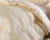 100% cotton white goose down feather comforter