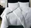 100% cotton white hotel down feather comforter