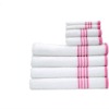 100% cotton white hotel face towel