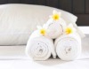 100% cotton white hotel towel