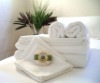 100% cotton white hotel towel