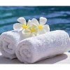 100% cotton white hotel towel