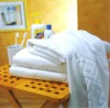 100% cotton white jacquard hotel bath towel