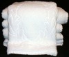 100% cotton white jacquard thick bath towel